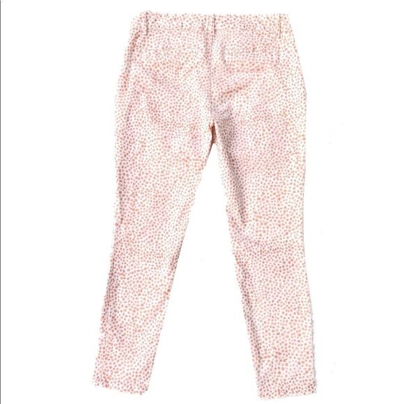 Gap Skinny Mini peach Polka Dot Khakis - Picture 3 of 6